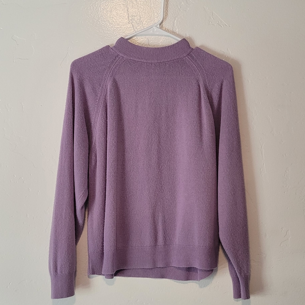 Designers Originals Purple Women's Turtleneck Sweater